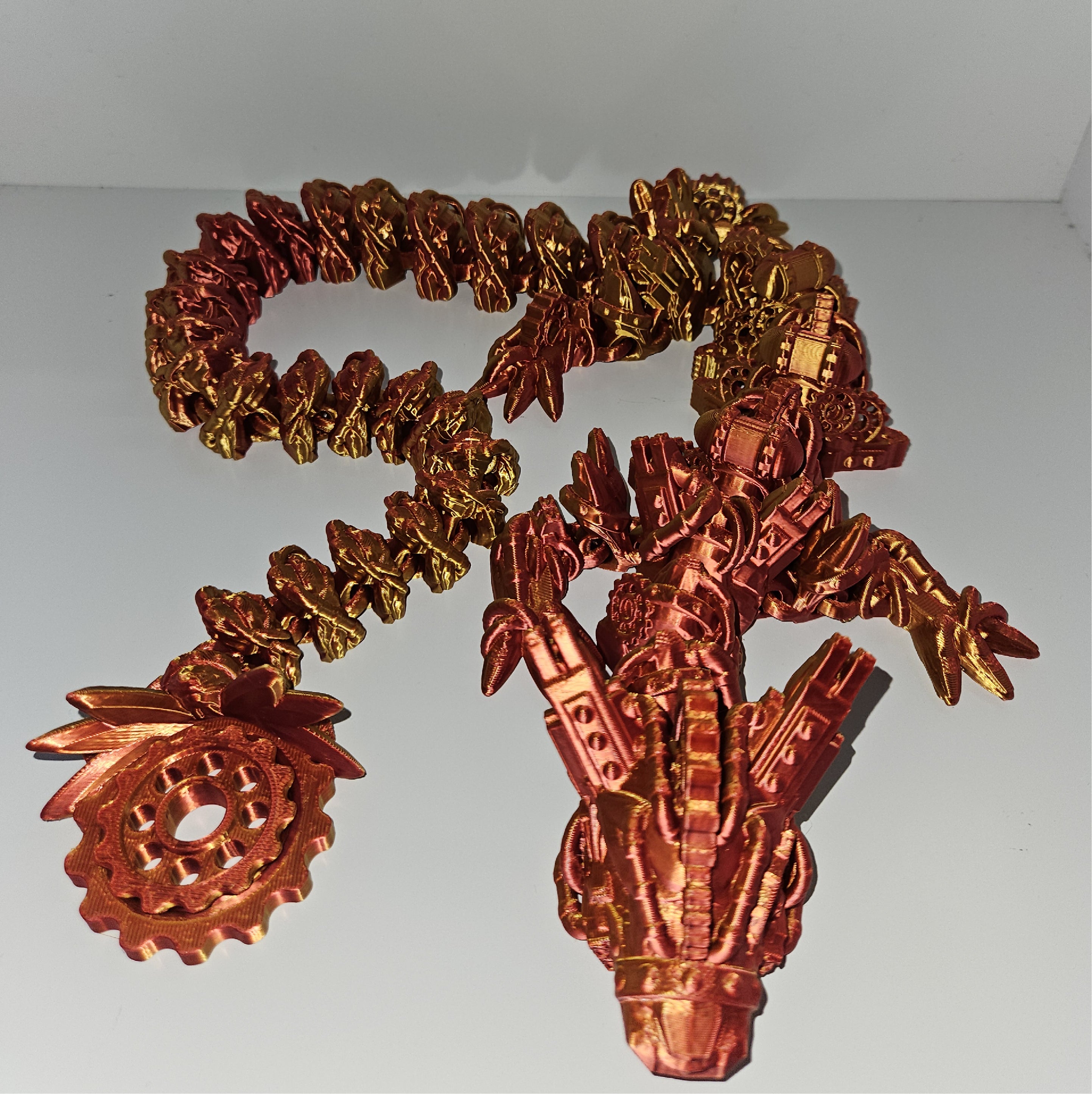 N3D03 Large Steampunk Dragon