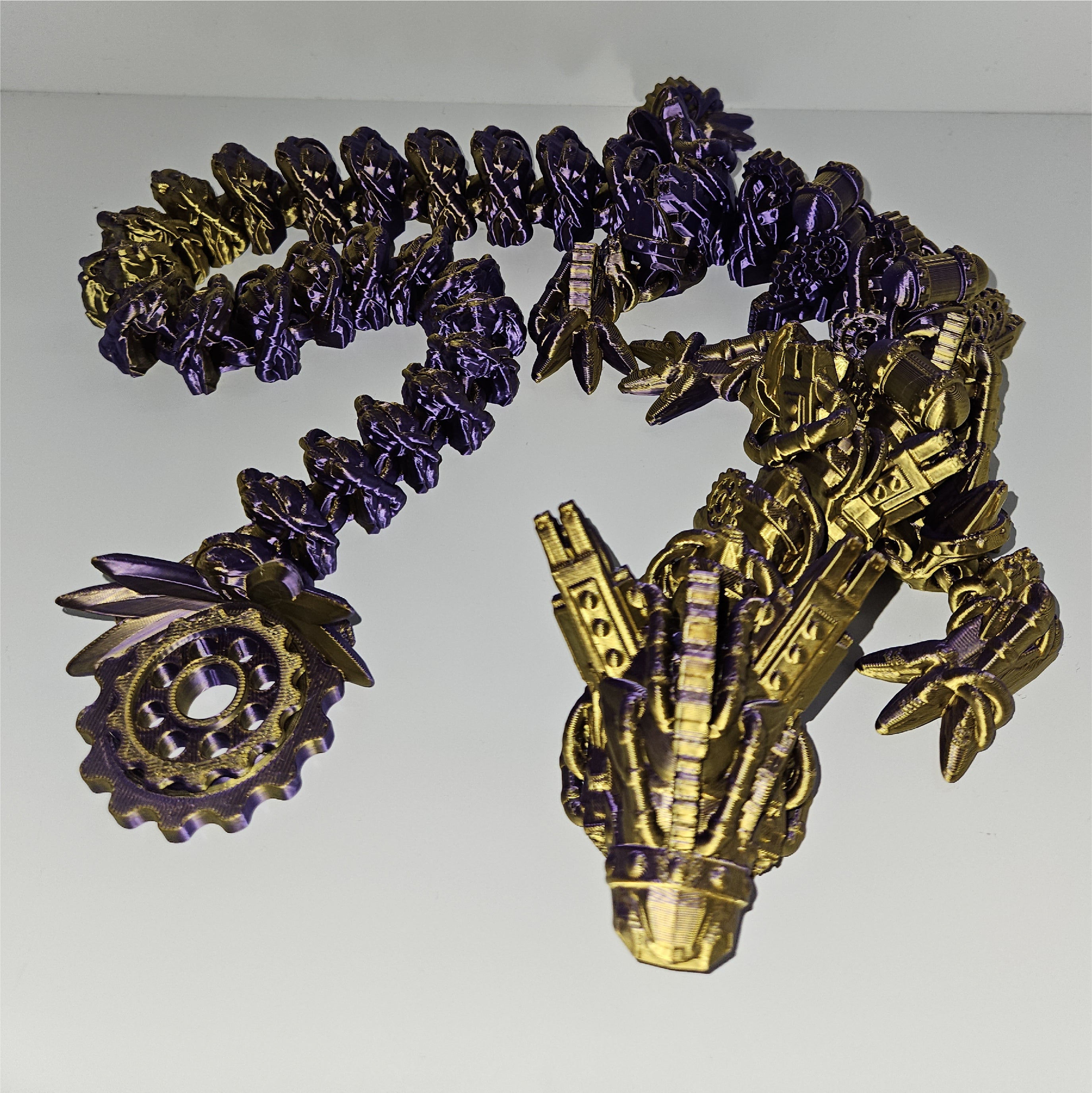 N3D03 Large Steampunk Dragon