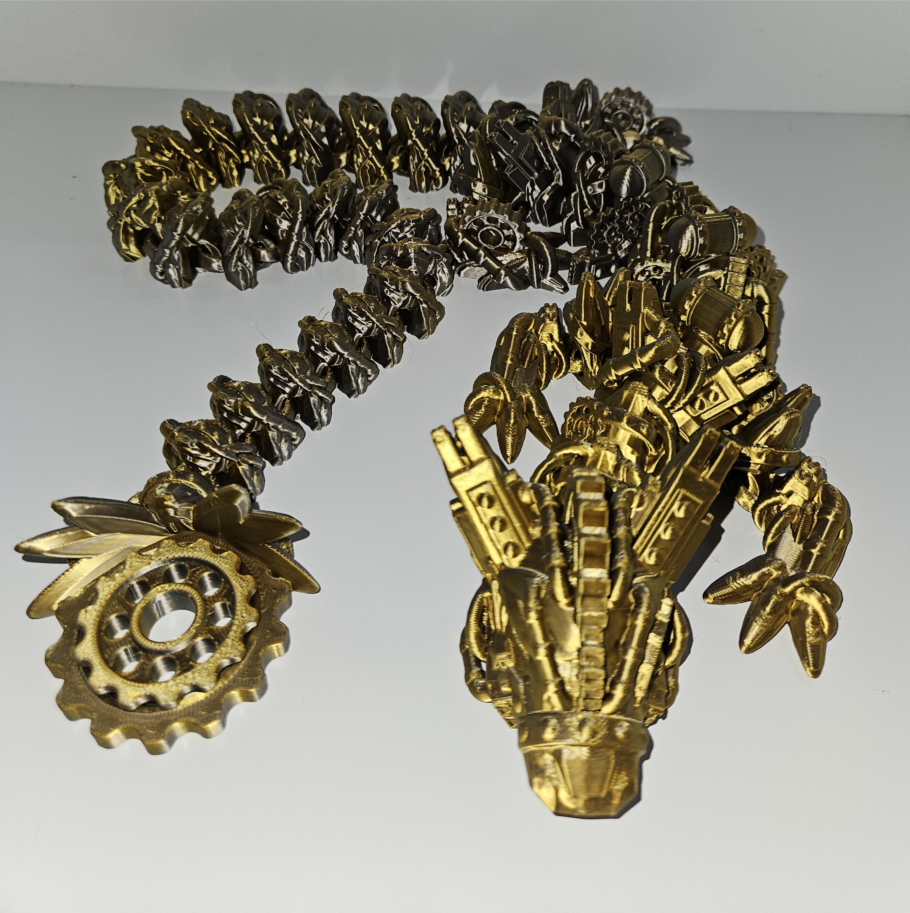 N3D03 Large Steampunk Dragon