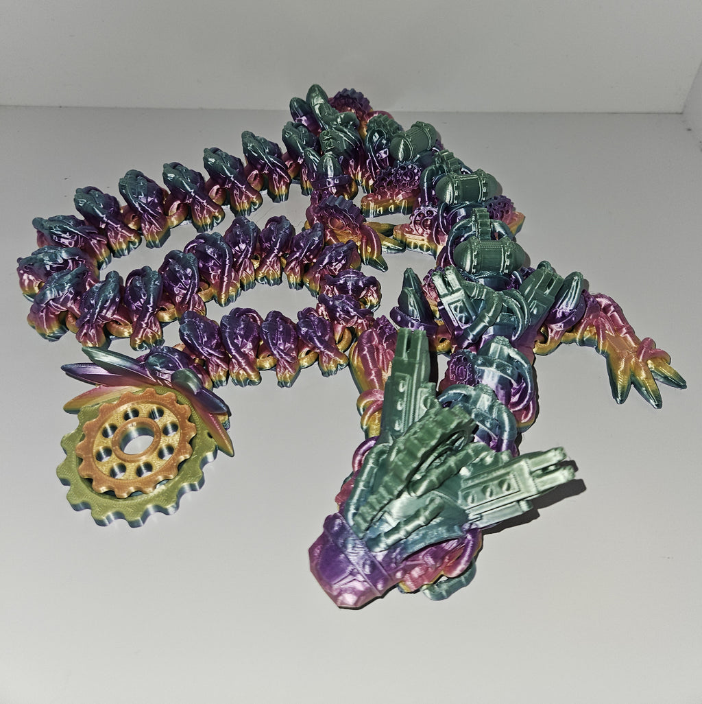 N3D03 Large Steampunk Dragon