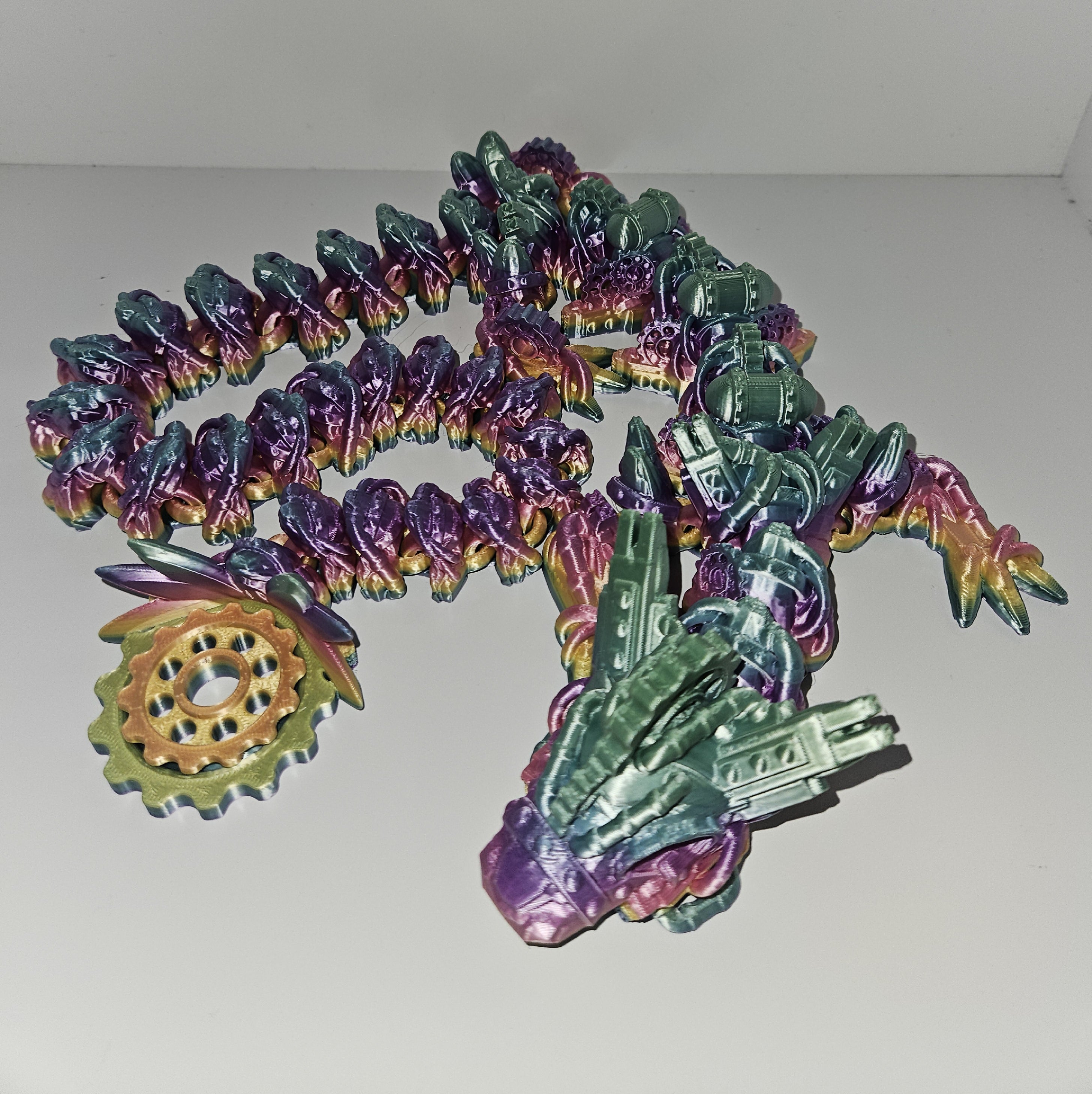 N3D03 Large Steampunk Dragon