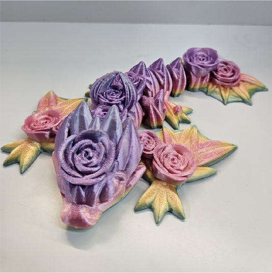 N3D44 Small Rose Wyeryn Dragon
