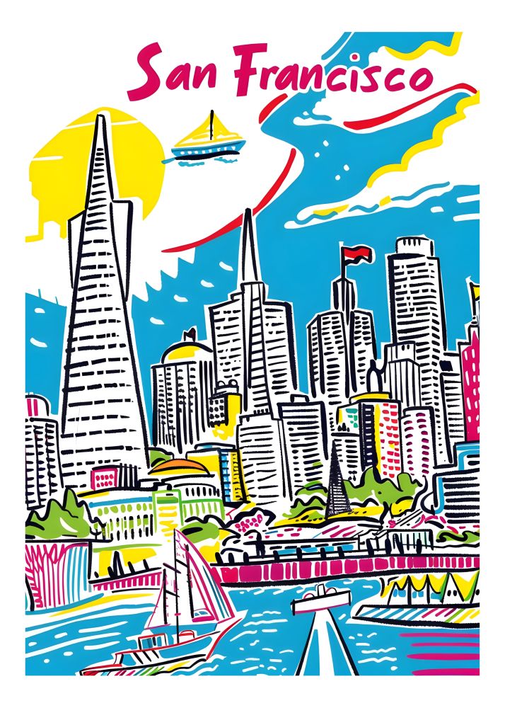 TT2 Trendy Travel Poster Printed | Premium Waterproof & Tear Resistant Full Colour Posters
