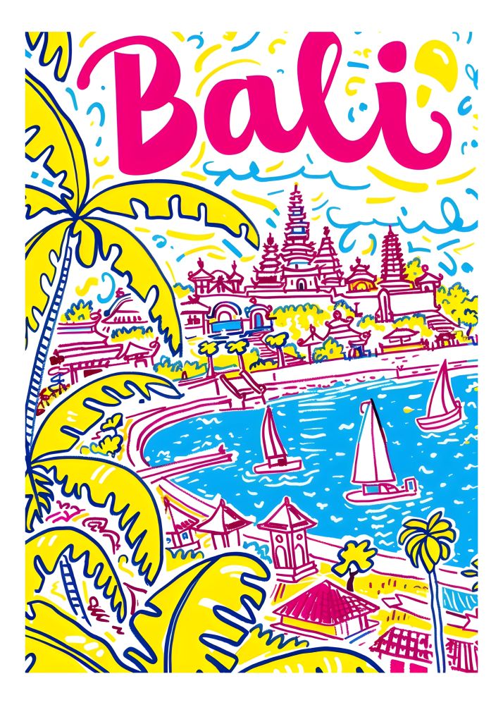TT2 Trendy Travel Poster Printed | Premium Waterproof & Tear Resistant Full Colour Posters