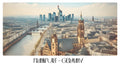 PP43 Frankfurt Germany Panoramic Premium Waterproof & Tear Resistant Poster