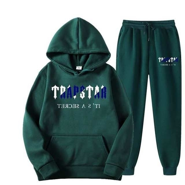 Men's Oversized Letter Print Hoodie and Sweatpants 2-Piece Set