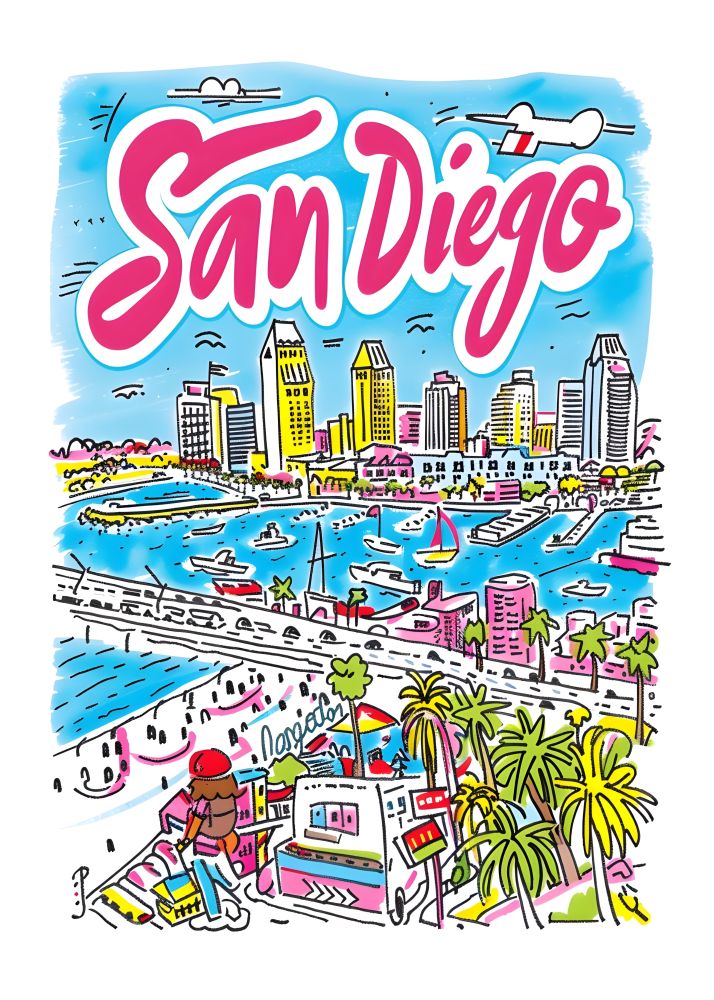 TT3 Trendy Travel Poster Printed | Premium Waterproof & Tear Resistant Full Colour Posters