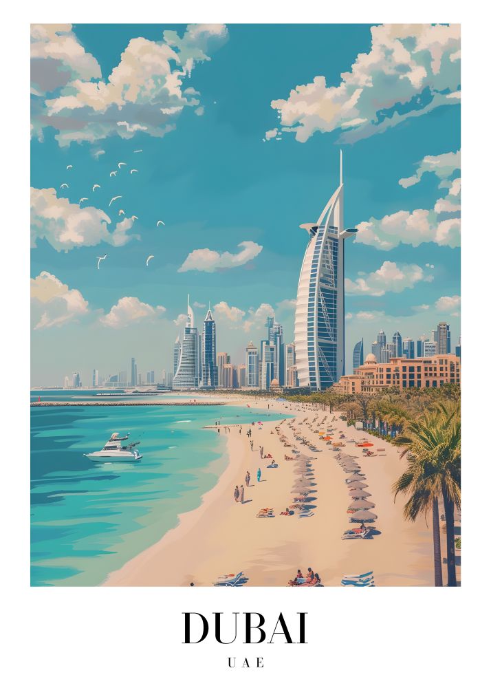 Travel Poster Printed | Premium Waterproof & Tear Resistant Full Colour Posters