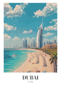 DAV45 Dubai UAE Printed | Premium Waterproof & Tear Resistant Full Colour Posters