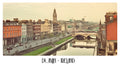 PP45 Dublin Ireland Panoramic Premium Waterproof & Tear Resistant Poster