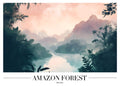 DAH46 Amazon Forest Brasil Printed | Premium Waterproof & Tear Resistant Full Colour Posters