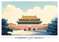 DAH47 Forbidden City (Beijing) China Printed | Premium Waterproof & Tear Resistant Full Colour Posters