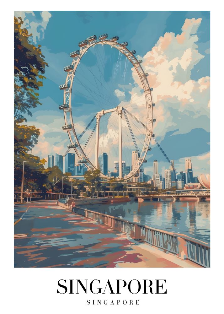 Travel Poster Printed | Premium Waterproof & Tear Resistant Full Colour Posters