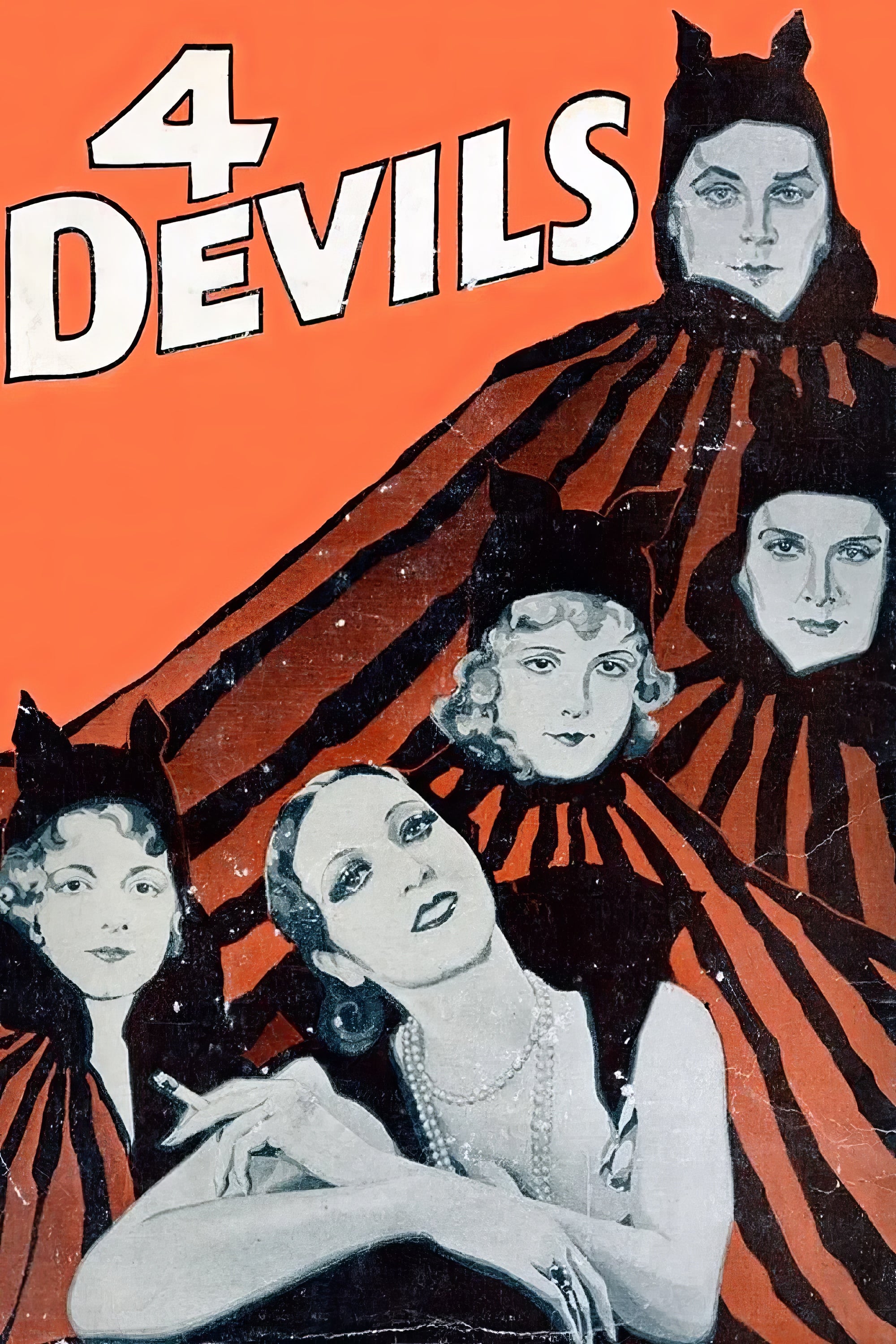 1920 4 Devils (1928) Film/Movie Premium Waterproof & Tear Resistant Posters