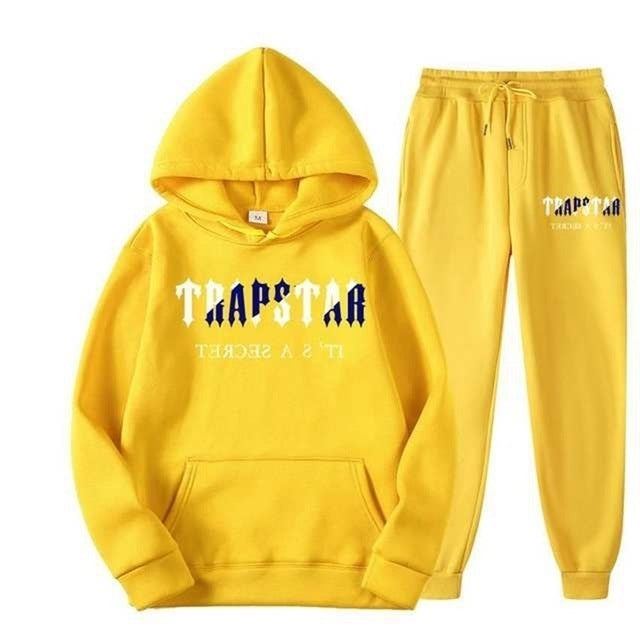 Men's Oversized Letter Print Hoodie and Sweatpants 2-Piece Set