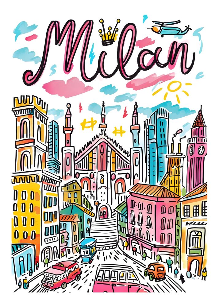 TT1 Trendy Travel Poster Printed | Premium Waterproof & Tear Resistant Full Colour Posters