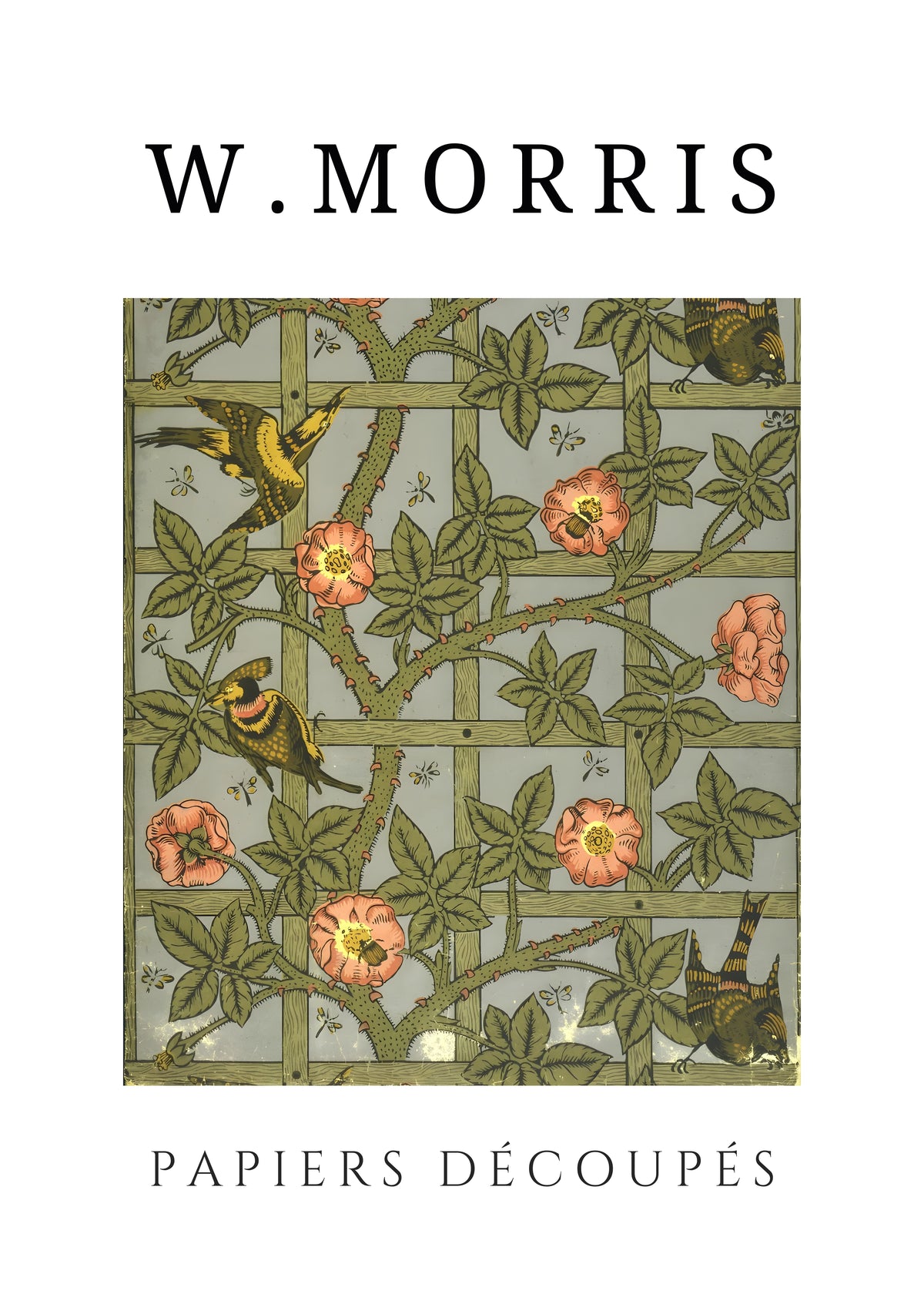 WMO04 W Morris Poster Printed | Premium Waterproof & Tear Resistant Full Colour Posters
