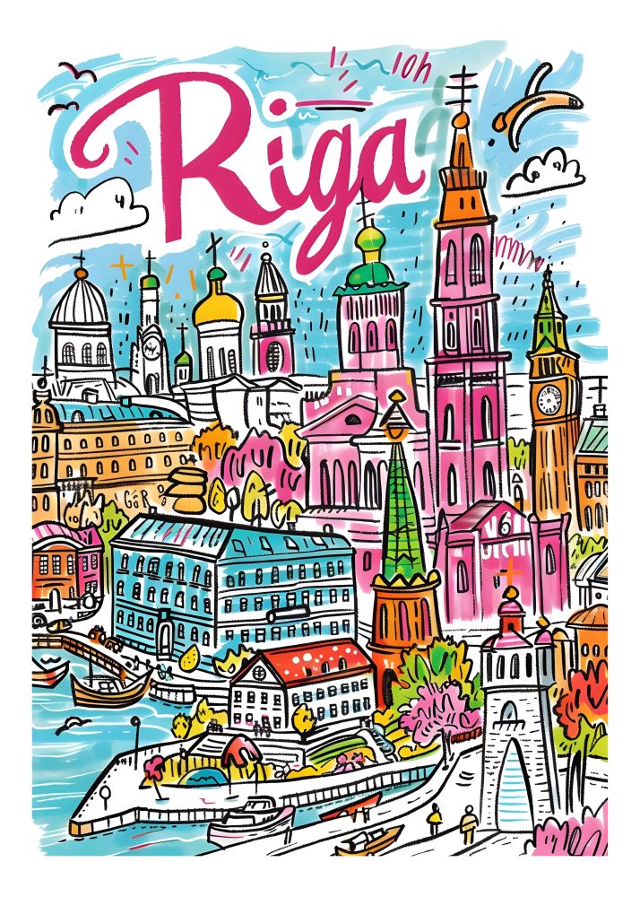 TT3 Trendy Travel Poster Printed | Premium Waterproof & Tear Resistant Full Colour Posters
