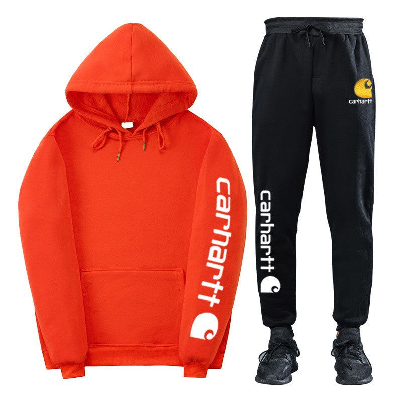 Street Hip Hop Style Unisex Casual Hoodie Sweatshirt Set