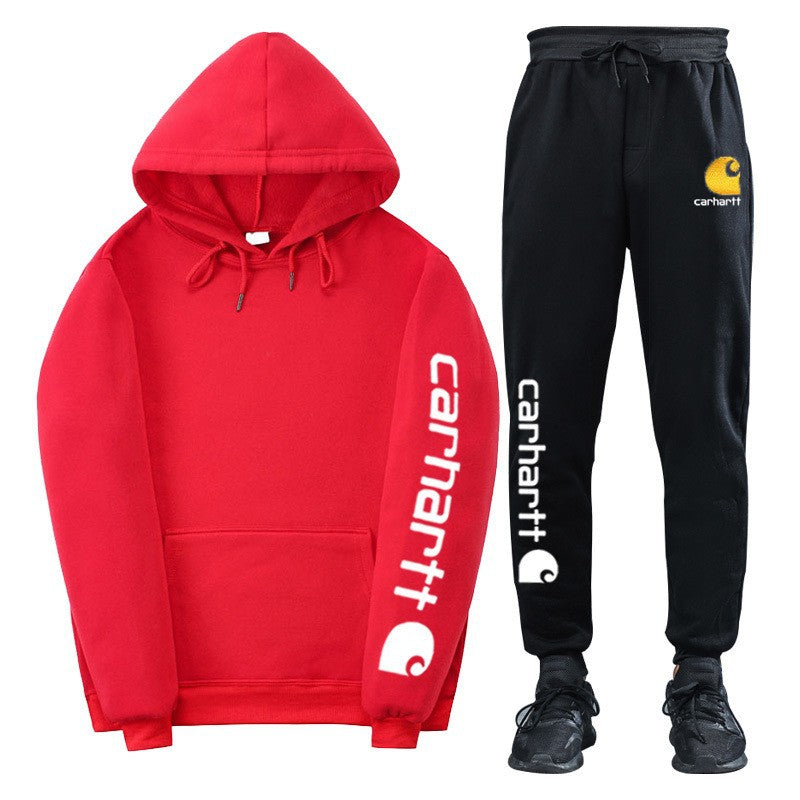 Street Hip Hop Style Unisex Casual Hoodie Sweatshirt Set