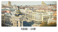 PP51 Madrid Spain Panoramic Premium Waterproof & Tear Resistant Poster