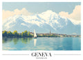 DAH53 Geneva Switzerland Printed | Premium Waterproof & Tear Resistant Full Colour Posters
