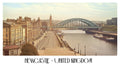 PP53 Newcastle United Kingdom Panoramic Premium Waterproof & Tear Resistant Poster