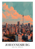 DAV55 Johannesburg South Africa Printed | Premium Waterproof & Tear Resistant Full Colour Posters