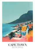 DAV56 Cape Town South Africa Printed | Premium Waterproof & Tear Resistant Full Colour Posters