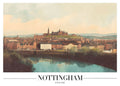 DAH57 Nottingham England Printed | Premium Waterproof & Tear Resistant Full Colour Posters