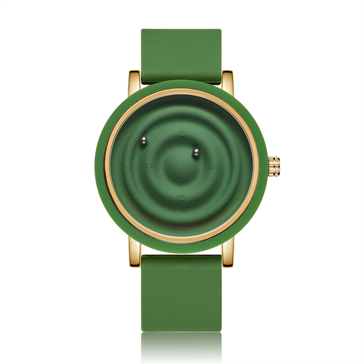 Fashion Silicone Watch Unisex Innovative Creative Trendy Floating Ball Watch