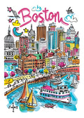 TT58 Boston Printed | Premium Waterproof & Tear Resistant Full Colour Posters