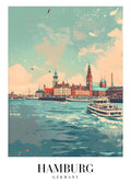 DAV59 Hamburg Germany Printed | Premium Waterproof & Tear Resistant Full Colour Posters