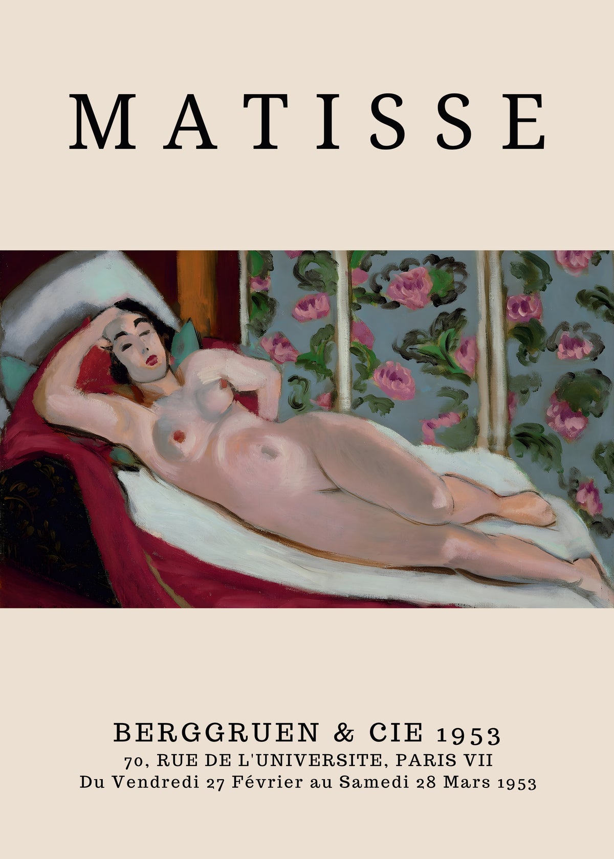 MAT05 Matisse Poster Printed | Premium Waterproof & Tear Resistant Full Colour Posters