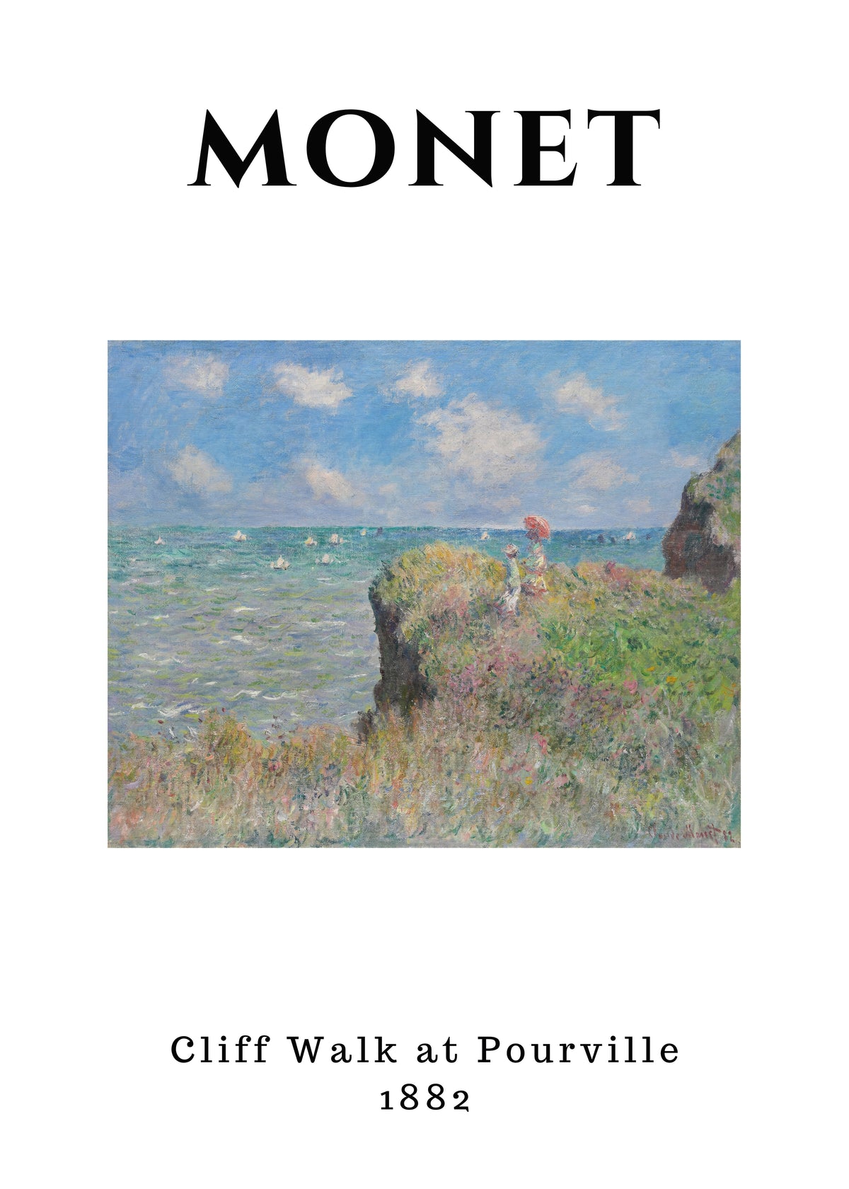 MON05 Monet Poster Printed | Premium Waterproof & Tear Resistant Full Colour Posters