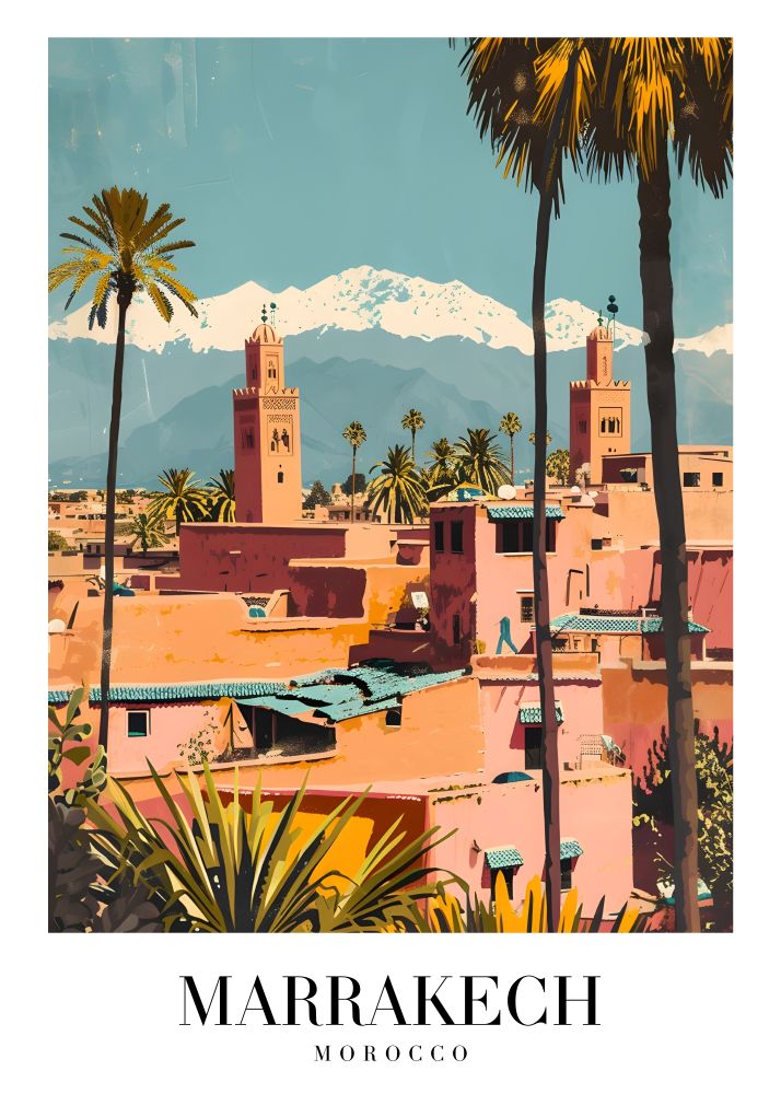 Travel Poster Printed | Premium Waterproof & Tear Resistant Full Colour Posters