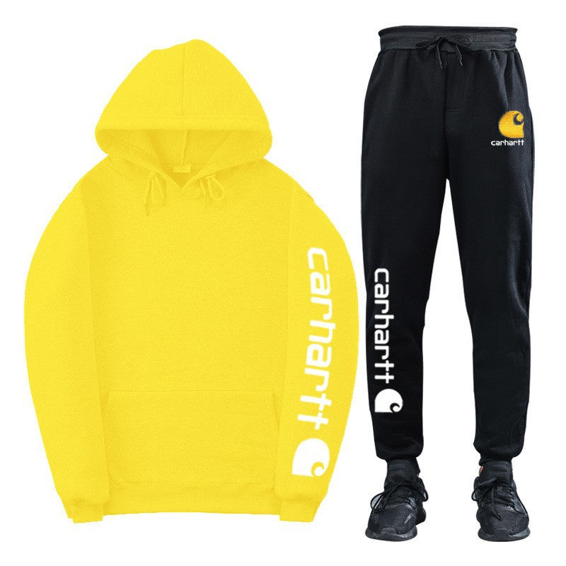 Street Hip Hop Style Unisex Casual Hoodie Sweatshirt Set
