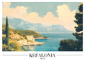 DAH62 Kefalonia Greece Printed | Premium Waterproof & Tear Resistant Full Colour Posters