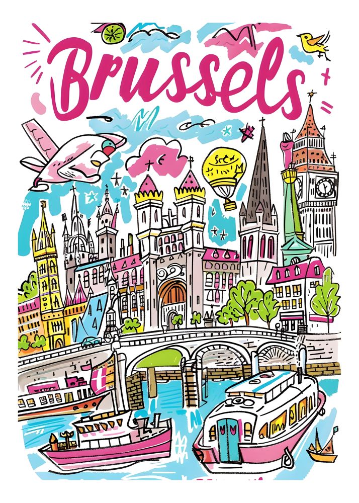 TT4 Trendy Travel Poster Printed | Premium Waterproof & Tear Resistant Full Colour Posters