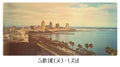 PP63 San Diego USA Panoramic Premium Waterproof & Tear Resistant Poster