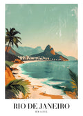DAV64 Rio De Janeiro Brazil Printed | Premium Waterproof & Tear Resistant Full Colour Posters