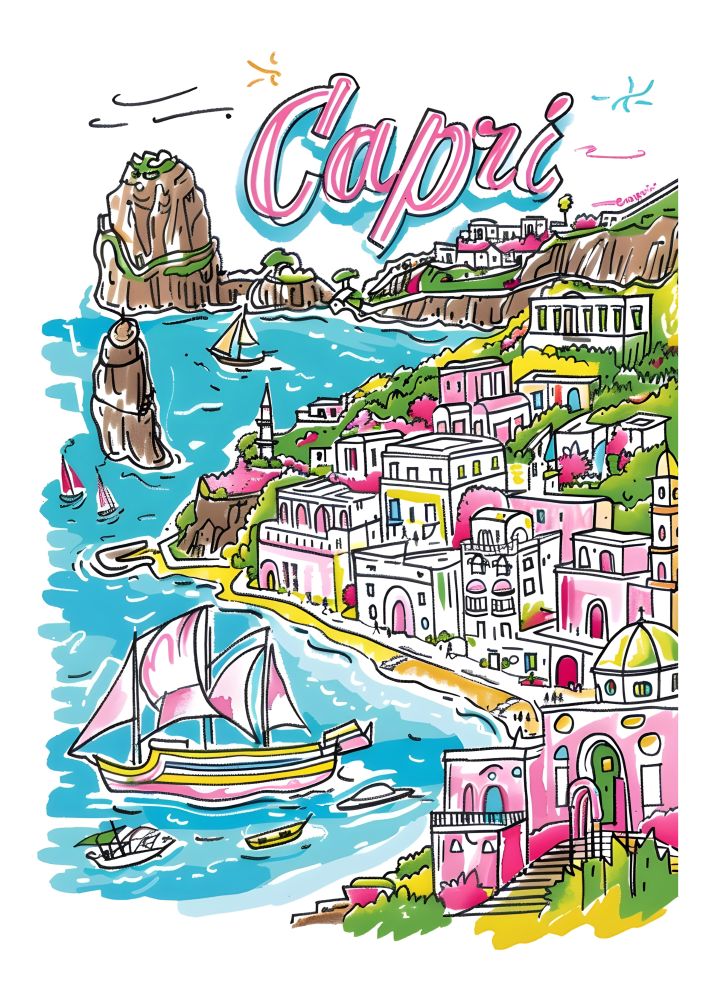 TT4 Trendy Travel Poster Printed | Premium Waterproof & Tear Resistant Full Colour Posters