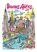 TT68 Buenos Aires Printed | Premium Waterproof & Tear Resistant Full Colour Posters