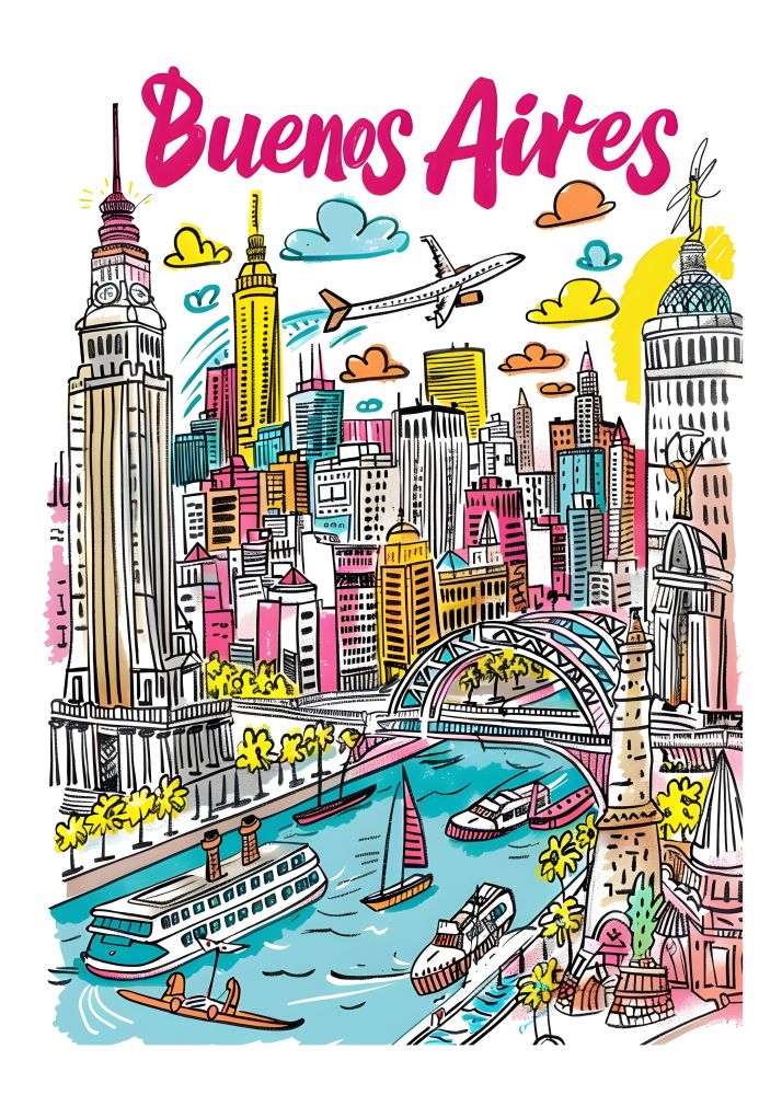 TT4 Trendy Travel Poster Printed | Premium Waterproof & Tear Resistant Full Colour Posters