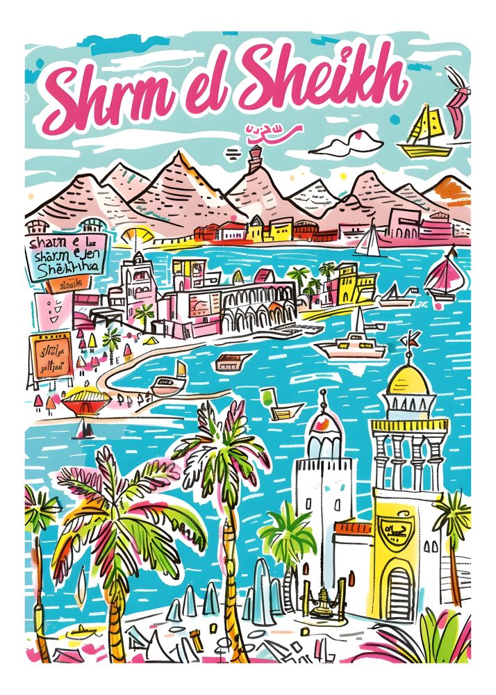 TT4 Trendy Travel Poster Printed | Premium Waterproof & Tear Resistant Full Colour Posters