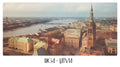 PP69 Riga Latvia Panoramic Premium Waterproof & Tear Resistant Poster