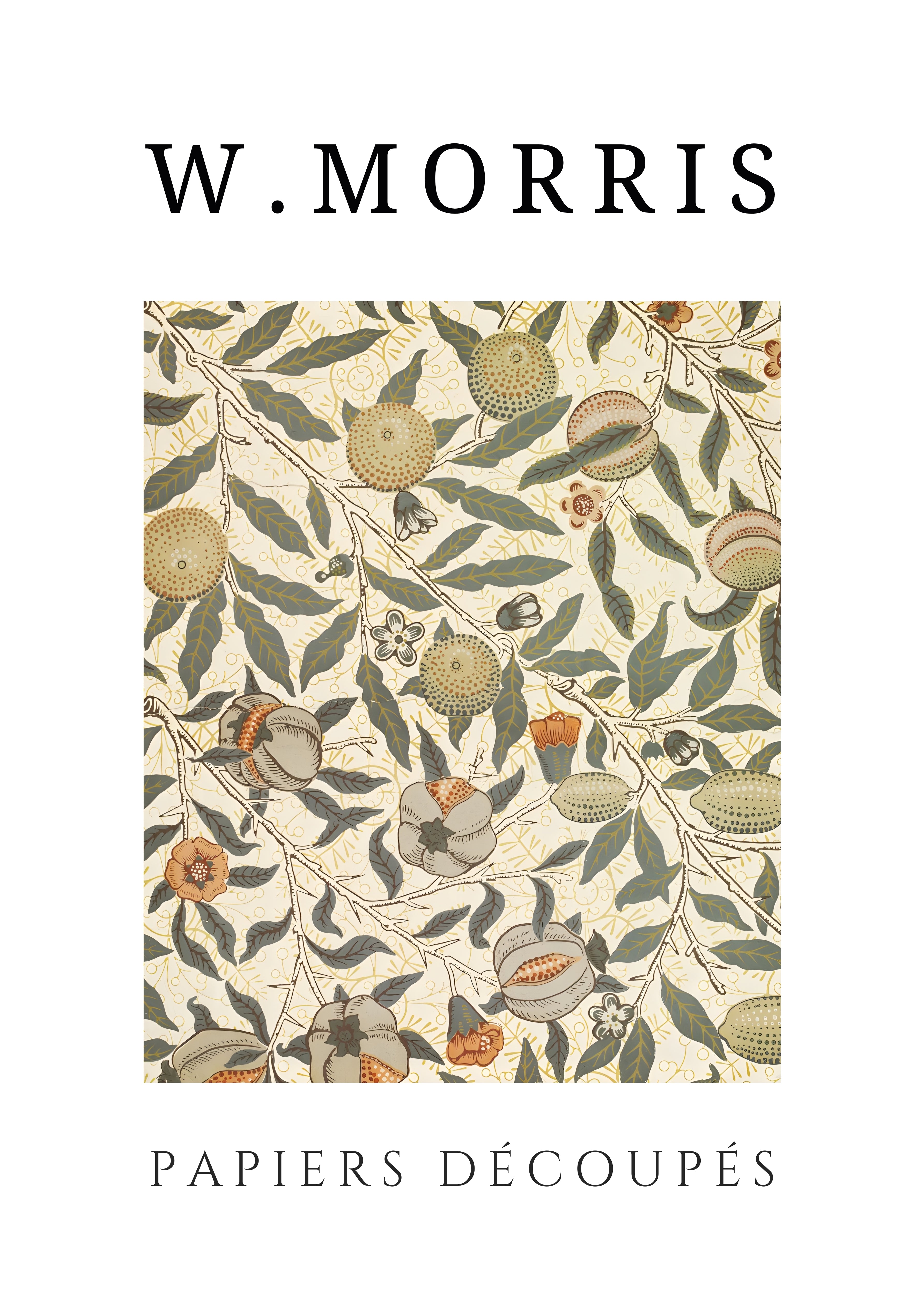 WMO06 W Morris Poster Printed | Premium Waterproof & Tear Resistant Full Colour Posters