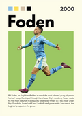 FOOT06 Phil Fodden (2000) Printed | Premium Waterproof & Tear Resistant Full Colour Posters