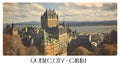 PP71 Quebec City Canada Panoramic Premium Waterproof & Tear Resistant Poster