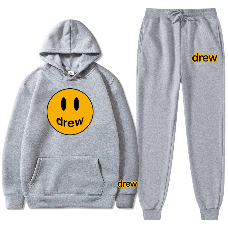 Style Unisex Long Sleeve Hooded Hoodie and Sweatpants Set